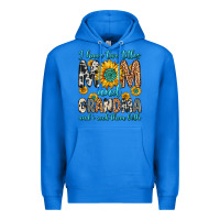 True Royal i have two titles mom and grandma and i rock them Premium Hoodie - Zillion Design Studio