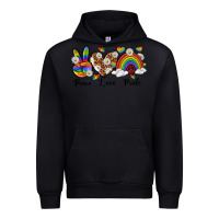 Black peace love pride Urban Hoodie - texasbilliewilder