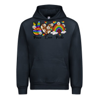 Navy peace love pride Urban Hoodie - texasbilliewilder