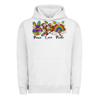 Pigment Lunar Rock peace love pride Urban Hoodie - texasbilliewilder
