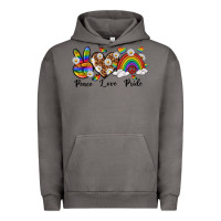 Pigment Tornado peace love pride Urban Hoodie - texasbilliewilder