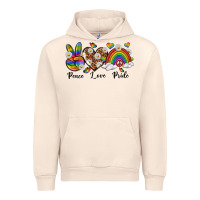 Sandshell peace love pride Urban Hoodie - texasbilliewilder