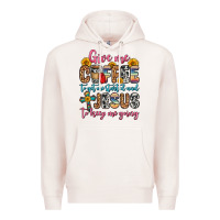 Pale Pink give me coffee to get me started and jesus to keep Premium Hoodie - Zillion Design Studio