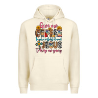 Sandshell give me coffee to get me started and jesus to keep Premium Hoodie - Zillion Design Studio