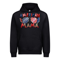 Black American mama Urban Hoodie - Zillion Design Studio
