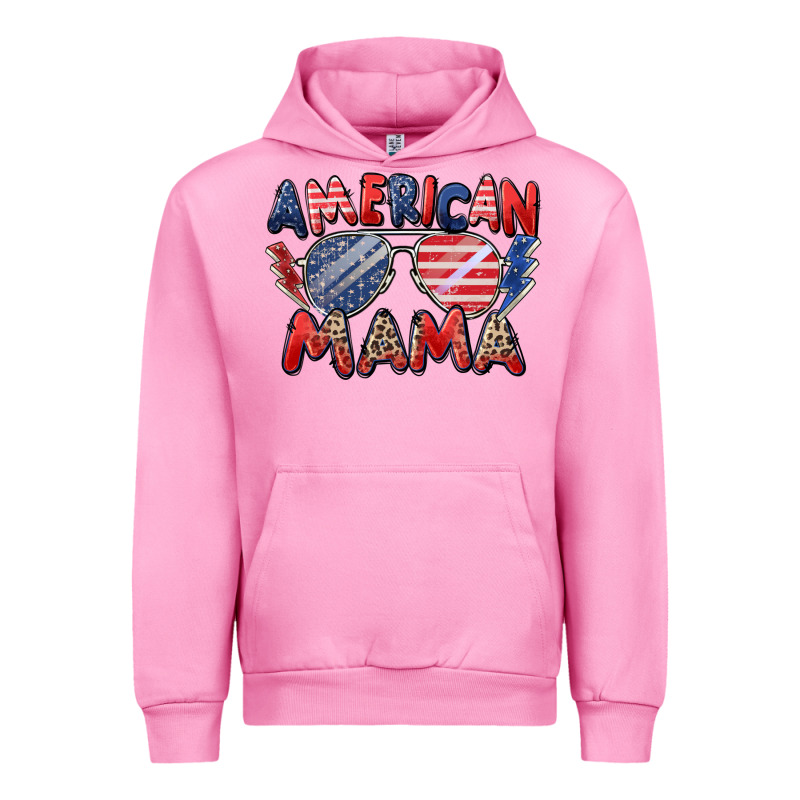 American Mama Urban Hoodie by Zillion Design Studio | Teevron