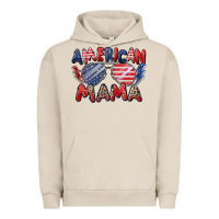 Pigment French Oak American mama Urban Hoodie - Zillion Design Studio