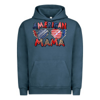 Pigment Midnight Navy American mama Urban Hoodie - Zillion Design Studio