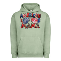 Pigment Oil Green American mama Urban Hoodie - Zillion Design Studio