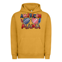 Pigment Peanut Butter American mama Urban Hoodie - Zillion Design Studio