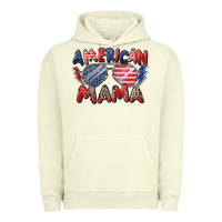 Pigment Pistachio American mama Urban Hoodie - Zillion Design Studio