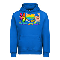 Cobalt peace love rock pride Urban Hoodie - texasbilliewilder