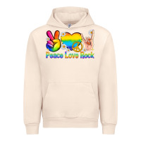 Peace Love Rock Pride Urban Hoodie | Teevron
