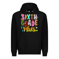 Black sixth grade vibes Premium Hoodie - texasbilliewilder