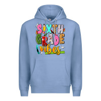 Colony Blue sixth grade vibes Premium Hoodie - texasbilliewilder