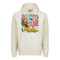 Oatmeal Heather sixth grade vibes Premium Hoodie - texasbilliewilder