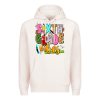 Pale Pink sixth grade vibes Premium Hoodie - texasbilliewilder