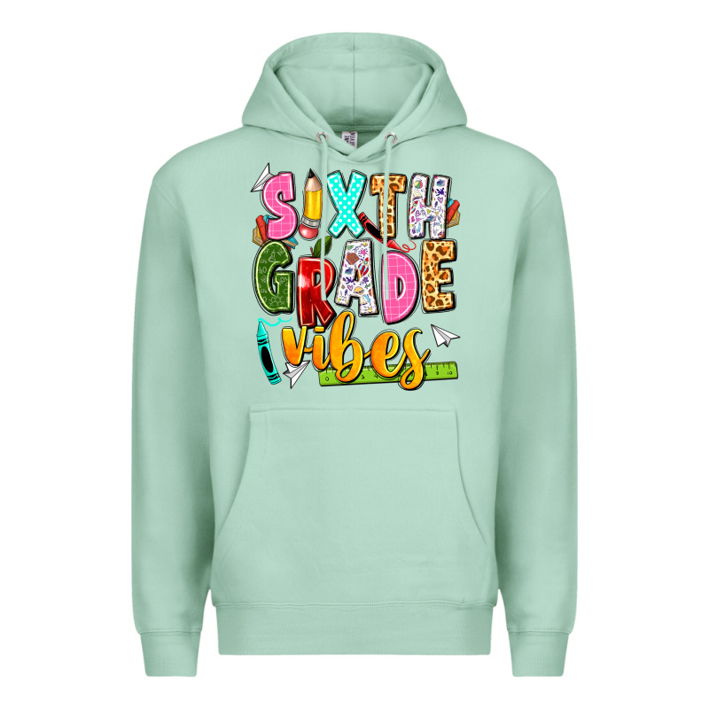 Sixth Grade Vibes Premium Hoodie by texasbilliewilder | Teevron