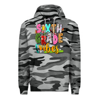 Slate Camo sixth grade vibes Premium Hoodie - texasbilliewilder