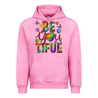Fuchsia Pink pride be you tiful Urban Hoodie - texasbilliewilder
