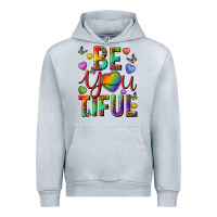 Heather Grey pride be you tiful Urban Hoodie - texasbilliewilder