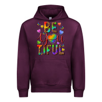 Mauve Wine pride be you tiful Urban Hoodie - texasbilliewilder