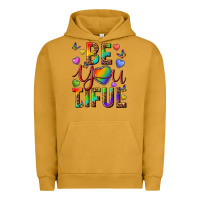 Pigment Peanut Butter pride be you tiful Urban Hoodie - texasbilliewilder
