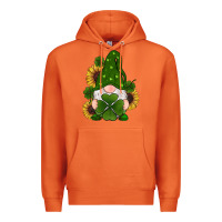 Carrot st patricks day shamrock gnomes  sunflowers Premium Hoodie - RanaPortraitStore