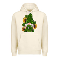 Tofu st patricks day shamrock gnomes  sunflowers Premium Hoodie - RanaPortraitStore