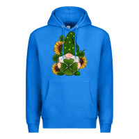 True Royal st patricks day shamrock gnomes  sunflowers Premium Hoodie - RanaPortraitStore