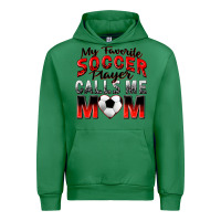 Emerald my favorite soccer player calls me mom Urban Hoodie - Zillion Design Studio