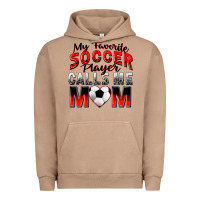 Pigment Burro my favorite soccer player calls me mom Urban Hoodie - Zillion Design Studio