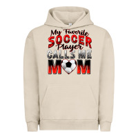 Pigment French Oak my favorite soccer player calls me mom Urban Hoodie - Zillion Design Studio