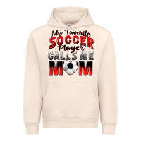 Sandshell my favorite soccer player calls me mom Urban Hoodie - Zillion Design Studio