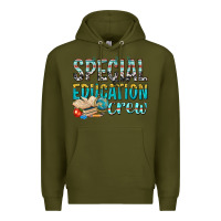 Army Green special education crew Premium Hoodie - texasbilliewilder