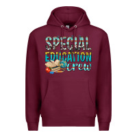 Burgundy special education crew Premium Hoodie - texasbilliewilder