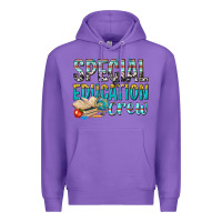 Purple special education crew Premium Hoodie - texasbilliewilder