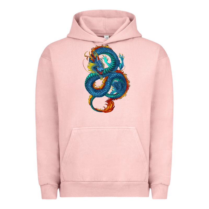 Blue Dragon Urban Hoodie by RanaPortraitStore | Teevron