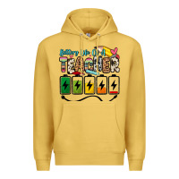 Antique Gold battery life of a teacher Premium Hoodie - Zillion Design Studio