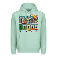 Seafoam battery life of a teacher Premium Hoodie - Zillion Design Studio
