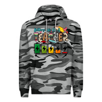 Slate Camo battery life of a teacher Premium Hoodie - Zillion Design Studio