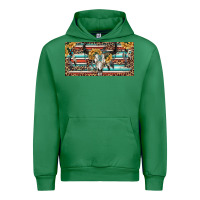 Emerald Boho bull skull and serape Urban Hoodie - RanaPortraitStore