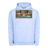 Pigment Grape Ice Boho bull skull and serape Urban Hoodie - RanaPortraitStore
