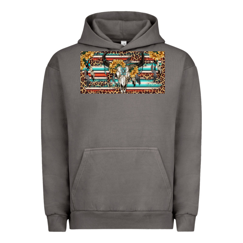 Boho Bull Skull And Serape Urban Hoodie by RanaPortraitStore | Teevron