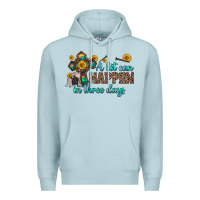 Blue Mist a lot can happen in three days Premium Hoodie - Zillion Design Studio