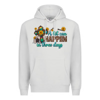 Dove Grey a lot can happen in three days Premium Hoodie - Zillion Design Studio