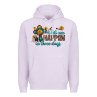 Lilac a lot can happen in three days Premium Hoodie - Zillion Design Studio