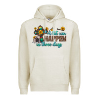 Oatmeal Heather a lot can happen in three days Premium Hoodie - Zillion Design Studio