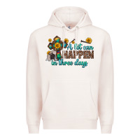 Pale Pink a lot can happen in three days Premium Hoodie - Zillion Design Studio