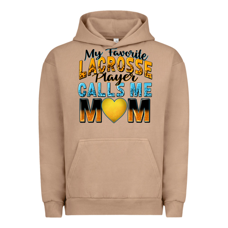 My Favorite Lacrosse Player Calls Me Mom Urban Hoodie by Zillion Design Studio | Teevron